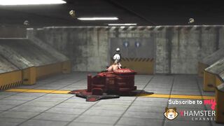 Fuck system in Area 51 Female android fucks hard – sexy blonde