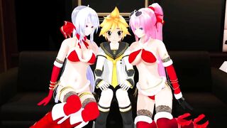 Bikini Santa's Christmas gift
