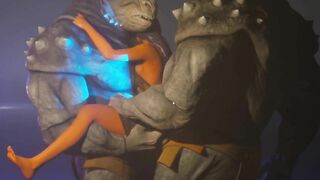 double anal Furry monsters