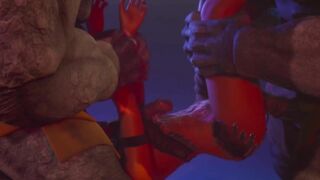 double anal Furry monsters