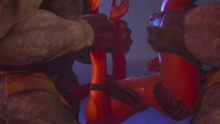 double anal Furry monsters