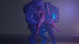 double anal Furry monsters