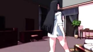 Hinata MMD Pink Cat