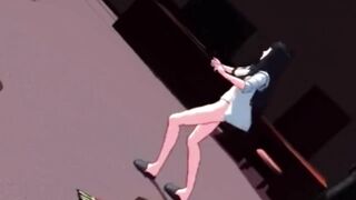 Hinata MMD Pink Cat