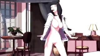 Hinata MMD Pink Cat