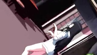 Hinata MMD Pink Cat