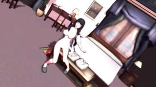 Hinata MMD Pink Cat