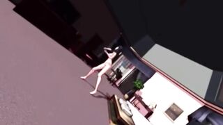 Hinata MMD Pink Cat