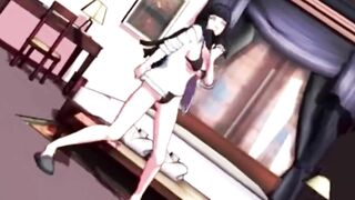 Hinata MMD Pink Cat