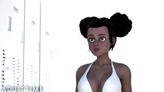 Big Titty Hentai Babes Scissor After Their Competition