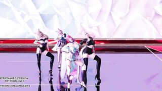 MMD GFRIEND - MAGO Ahri KDA Hot Kpop Dance 4K 60FPS