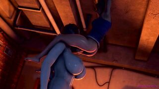 futa lady dimitrescu sucks jill's futa cock in her castle - cum swallow - huge cumshot ❤︎ 60fps