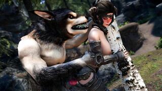 Female Dovahkiin Becomes Werewolf's Cumslut Skyrim Adult Mods