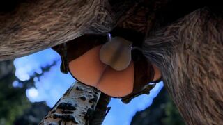 Female Dovahkiin Becomes Werewolf's Cumslut Skyrim Adult Mods