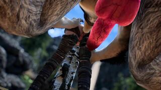 Female Dovahkiin Becomes Werewolf's Cumslut Skyrim Adult Mods