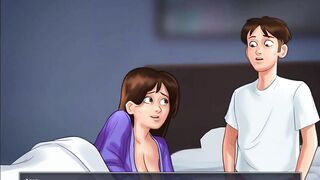 Visiting Debbie at Night (Summertime Saga Cookie Jar)