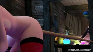Futaween! - Two Futanari Witches Play Pranks And Have Sex With Eachother! MASSIVE CUMSHOT WHAAAAT???