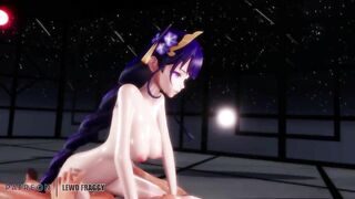 Genshin Impact - Raiden Just Tonight Sex [4K UNCENSORED HENTAI]
