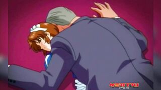 Maid Leese Is Being Trained On How To Give A Proper Blowjob