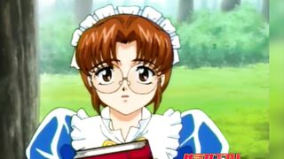 Maid Leese Is Being Trained On How To Give A Proper Blowjob