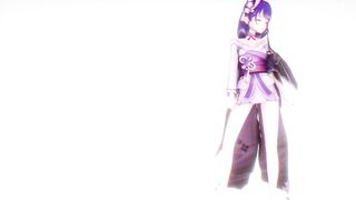 【R-18 MMD】Genshin Impact Raiden Shogun Ei 雷电将军被艹❤酥胸