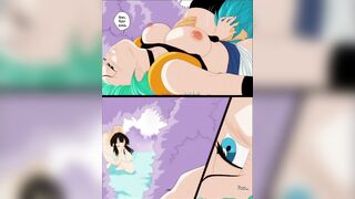 DRAGON BALL -  GOGETA CUM INSIDE BULCHI TIGHT PUSSY ( UNCENSORED )