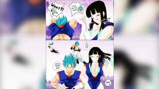 DRAGON BALL -  GOGETA CUM INSIDE BULCHI TIGHT PUSSY ( UNCENSORED )