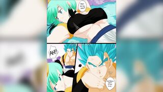 DRAGON BALL -  GOGETA CUM INSIDE BULCHI TIGHT PUSSY ( UNCENSORED )