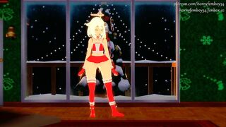 MMD Special Christmas video with Paimon