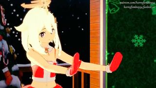 MMD Special Christmas video with Paimon