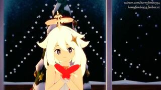 MMD Special Christmas video with Paimon