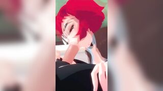 Maxine's Public Train Play - [ASMR]-[3D-SFM][BY-maxine (balak)]
