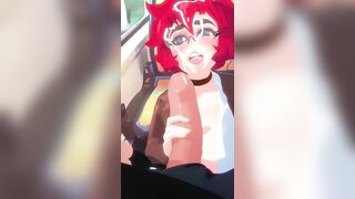 Maxine's Public Train Play - [ASMR]-[3D-SFM][BY-maxine (balak)]