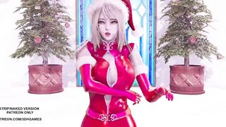 MMD All I Want for Christmas Is You Ahri Akali Kaisa 4K