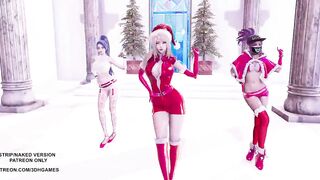 MMD All I Want for Christmas Is You Ahri Akali Kaisa 4K