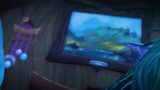 Night Elf ASMR - POV - Ear Licking/Sucking/Kissing - [3D-SFM][BY-kaegantonovich]