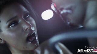 Jill Valentine fucked by a monster in 3d fantasy animation