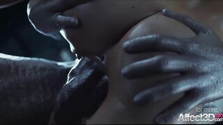 Jill Valentine fucked by a monster in 3d fantasy animation