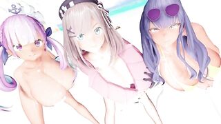 【MMD R-18 SEX DANCE】HOT TASTY BUTT SWEET INTENSE PLEASURE HARD SEX 激しいセックス [MMD]
