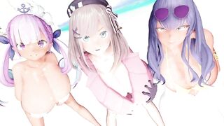 【MMD R-18 SEX DANCE】HOT TASTY BUTT SWEET INTENSE PLEASURE HARD SEX 激しいセックス [MMD]