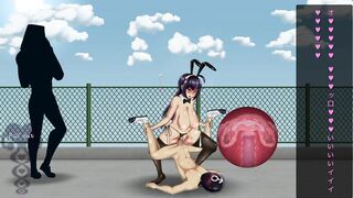 SCHOOLGIRL RIDING A BIG COCK ON THE ROOF [Breeding Log] FUCKING A SCHOOLGIRL'S PUSSY, HENTAI SCHOOL
