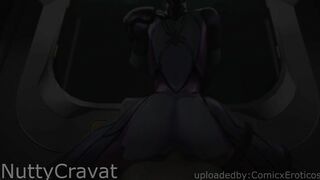 Overwatch Widowmaker being fucked in maiden outfit! (Sound-60fps)