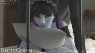 Overwatch Widowmaker being fucked in maiden outfit! (Sound-60fps)