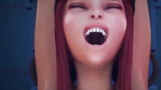 3D lesbian tickling