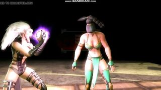 MK9 Jade vs Sindel Ryona