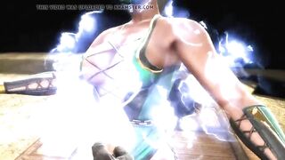 MK9 Jade in Brutal Ryona Freecam. mp4