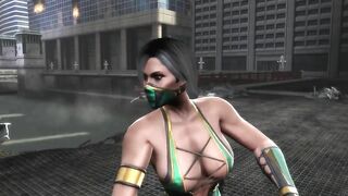 MK9 Jade in Brutal Ryona Freecam. mp4