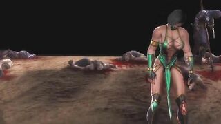 MK9 Jade vs Sub-zero Ryona in Freecam (7)