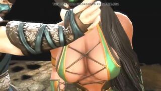 MK9 Jade vs Sub-zero Ryona in Freecam (3)