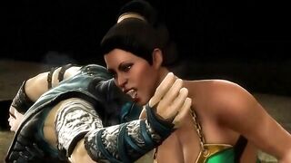 MK9 Jade vs Sub-zero Ryona in Freecam (2)